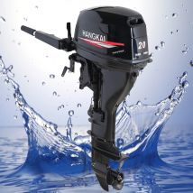 Neu eingetroffener Power-Bootsmotor HANGKAI 4-Takt 20 PS Außenbordmotor mit langer Welle und kurzer Welle