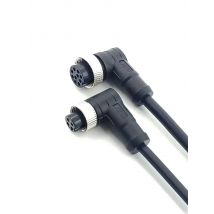 GX16 Welding Aviation Plug Female Elbow Male Socket 2 3 4 5 6 7 8 9 10 Pin Pure Copper Connector M16 with 30cm Cable Waterproof