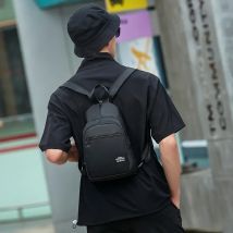 Mini-Herrenrucksack, modisch, klein, schwarz, Schultertasche, Schultasche für Herren, 2023, Leinwand, Designer, wasserdicht, Reiserucksäcke, Stoff, männlich
