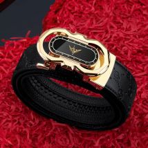 Herrenmode automatische Schnalle Gürtel Business Ledergürtel vielseitige Freizeit hose Gürtel