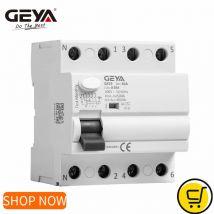 GEYA GYL9 Interruttore automatico corrente residua AC Interruttore differenziale Interruttore di sicurezza 4P 25A 40A 63A 100A ELCB 30mA 100mA 300mA