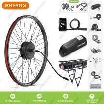 Bafang G020 48V 500W Rear Hub Motor Wheel EBike Kit Electric Bike Brushless Gear Motor Bicycle Conversion Kit 20Ah 13Ah Battery