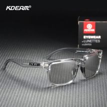 KDEAM Occhiali da sole quadrati da uomo di grandi dimensioni Occhiali da sole polarizzati fotocromatici oversize Moda Donna Tonalità Edizione aggiornata