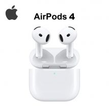 Bezprzewodowe słuchawki Apple AirPods 4 z aktywną redukcją szumów, trybem adaptacyjnego trybu transparencji dźwięku, audio przestrzennym i bezprzewodowym ładowaniem