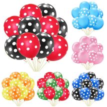 20pcs Polka Dot Balloons Globes 12Inch Pink Blue Latex Polka Dot Balloon Multicolor Wedding Birthday Party Festival Decoration