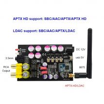 Csr8675 Bluetooth 5.0 Wireless Receiver APTX HD PCM5102A DAC Dekodierung 3,5 mm RCA Ausgang 24bit mit Antennenetzteil