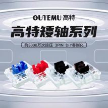 OUTEMU OTM Low Profile Switch for Ultra-thin Mechanical Keyboard Black Red Blue Brown Pink 3pin Linear Tactile Silent 5.5 Switch