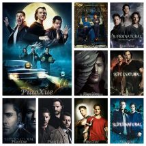 Supernatural Diamant Malerei 5D DIY amerikanische TV Show Diamant Stickerei Kreuzstich Kits Mosaik Bild Handwerk Kunst Home Decor