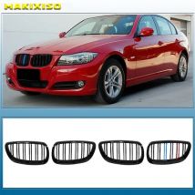 Front stoßstange Nieren grill für BMW E92 E93 M3 2014-2018 glänzend schwarz Dual Line Kühlergrill Auto Styling Renn gitter Ersatzteil