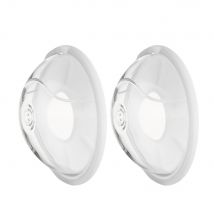 2 stücke tragbarer Milch schoner für das Stillen manueller Muttermilch sammler Silikon brust schale Milch fänger