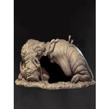 Unassambled alten Fantasy-Offizier Soldat Harz Figur Miniatur-Modell-Kits unbemalt