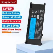 KingSener 15.2V 56WH 33YDH Bateria do laptopa DELL Inspiron 17 7778 7779 7773 15 7577 G3 15 3579 5587 17 3779 7588 Seria P30E