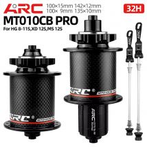 ARC MT010 Pro Fahrradnabe MTB 32 Löcher Noisy Cube Mountainbike Nabe Vorne Hinten MS XD HG Freilauf 6 Bolzen Bremse Fahrradzubehör