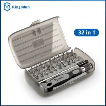 32 in 1 Präzisions schrauben dreher Set tragbares manuelles Handwerkzeug-Kit drahtloses schnur loses magnetisches kleines Bit für Xiaomi-Handy neu