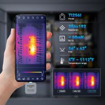 Telecamera termica MILESEEY TI256i 256*192, termocamera per Android, termocamera a infrarossi per la riparazione del circuito PCB del pannello