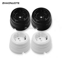 4 stücke Hohe-qualität Europäischen Keramik Sockel Verbesserung Wand Elektrische EU Outlet 16 EIN