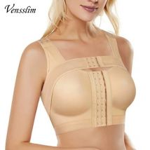 Vensslim Post-Operation BH mit Frontverschluss für Damen, Kompressions-Push-Up-Körperformer, Shapewear, Bruststützband, Taillentrainer-Oberteil