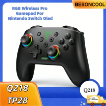 BEBONCOOL Gamepad Pro Wireless per Console Switch OLED con Batteria Ricaricabile da 600 mAh e Funzione Turbo Programmabile
