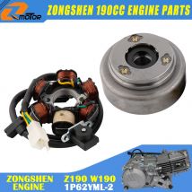 Motorräder Zündung Magneto Stator Schwungrad kit Für ZongShen 190cc Z190 W190 1P62YML-2 Elektrische