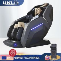 4D+4D Massagesessel 2025 Neuheit: 25 Programme, Ganzkörper-Luftkammern, Gesundheitscheck, Zero-Gravity, Lendenwärme, 3 Jahre Garantie (Bestseller)