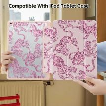 Hülle für iPad 10.2/9.7/10,9 Zoll Abdeckung, transparentes Acryl, doppelseitiger Druck, optional mit kapazitivem Stift-/Filz beutelset