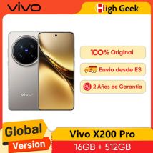 Versión Global Vivo X200 Pro 5G Smartphone MTK Dimensity 9400 Pantalla AMOLED de 6,78″ Cámara trasera de 200MP Batería de 6000mAh Cargador de 90W.