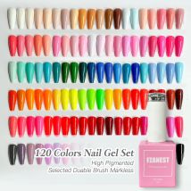 FZANEST 120 Farben Gel-Nagellack, individuelles Logo, Soak Off Gel-Nagellack, OEM-Gel-Nagellack, Großhandel, kostenlose Probe, private Flaschen