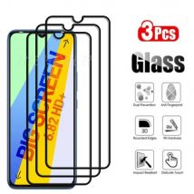 Tempered Glass For Infinix Smart 6 Plus X6823C, X6823 Full Coverage Screen Protector Glas On Smart 6 Plus Protective Glass