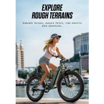 JOOBIKE JOO1 Electric Bike 1000W 48V 17.5Ah E-Mountain Bike Adult Ebike Men Electric Bicycle 26 Inch Fat Tire Off-Road E-Bicycle