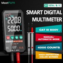 MASTFUYI Smart Digital Multimeter AC/DC Spannung Widerstand Kontinuität Messung Tester NCV Test Meter Auto Range Multimetro