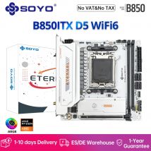 Placa base para juegos SOYO B850ITX WiFi6 de doble canal DDR5 AM5 compatible con Ryzen 7800X3D 9900X CPU PCIE5.0 NVME tipo C placa base AMD