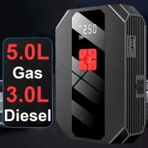 Arrancador de batería portátil para coche, bomba 4 en 1, compresor de aire, dispositivo de arranque 2000A, Banco de energía, inflador de neumáticos Digital de 12V, 26800mAh, 150PSI