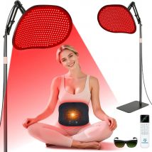 432PCS Red Light Therapy Bracket Light Mat 2-in-1 Relieve Muscle Pain For Full Body Face Near Infrared Light Sauna For Body Face