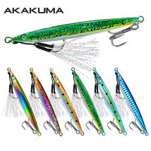 6Pcs Casting Lure Laser Metal Jig Printed Fast Sinking Jigging 14G-45G Artificial Bait Hard Bait With Sharp Hooks For Fishing