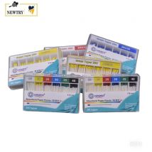 Punti di carta assorbente dentale professionale 02/04/06 Coni Coni Coniche Punte di carta in fibra di cotone Canale radicolare Endodonzia Guuttahanger