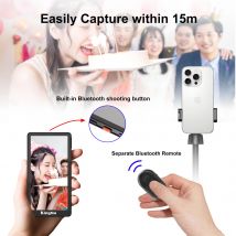 King Ma 5" Schermo per monitor selfie Vlog per telefono, utilizzando la fotocamera posteriore del telefono per teleprompter Live Stream Selfie Vlog TikTok, per iPhone