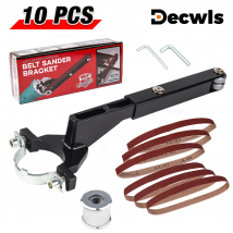 Miniszlifierka, polerka, szlifierka, domowe narzędzia szlifierskie, w tym 6 szt. taśmy ściernej, szlifierka kątowa zmodyfikowane akcesoria do maszyn taśmowych, odpowiednie do szlifierki kątowej