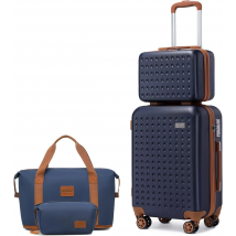 KONO valigia set 57 cm bagaglio a mano beauty case custodia per cosmetici borsa da viaggio borsa da viaggio per wc