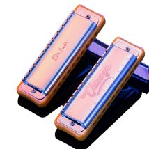 JDR Chicago Harmonica Blues Paddy Harp Diatonic Professional Armonica Mouth Organ 10 Holes Instrumentos Musicales Instruments