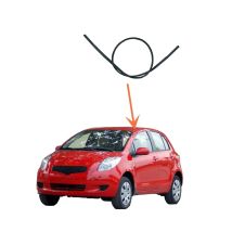 2 Stück Dachgummistreifen für Toyota Yaris 5-Türer Xp90 2007–2012 Schutzdichtungsstreifen für Vitz Fließheck-Regendichtung 75551-0D100
