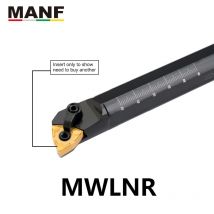 MANF Drehmaschine Schneider 18mm 25mm S20R-MWLNR08 Interne Drehen Tools Große platte clampingTurning Werkzeughalter Für WNMG080404 Einsätze