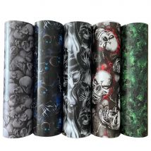 Graffiti Skull Sticker Bomb Vinyl Wrap Film Roll Self Adhesive Decal Car Computer Skateboard Bicycle Sticker Wrapping