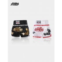 Anotherboxer MMA Muay Thai Shorts, klassische Kampfsportbekleidung Gym Fighter Kickboxen Trunks Männer Frauen Kinder