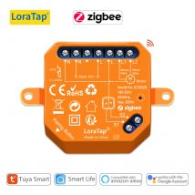 LoraTap ZigBee moduł przełącznika żaluzji elektryczna zmotoryzowana roleta zasłonowa Tuya Smart Life Roller sterowanie głosem przez Alexa Google Home