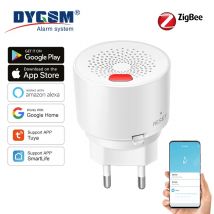Tuya Zigbee Sensore intelligente di gas naturale Rilevatore di allarme di perdite GPL per uso domestico combustibile Protezione antincendio Necessità di hub Zigbee
