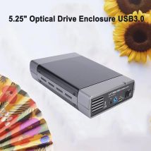 Nuova spina ue/usa 5.25 pollici USB 2.0/USB 3.0 SATA custodia per unità ottica esterna custodia adattatore per Windows XP per Mac PC