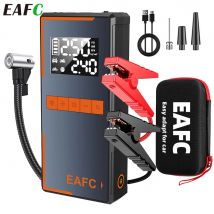 EAFC 4-w-1 Samochodowy Rozrusznik Awaryjny 1200A Prąd Szczytowy 150PSI Pompka Powietrza do Opon Power Bank Booster Wielofunkcyjne Narzędzie