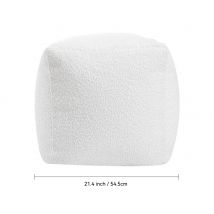 【Lifeideas】 Comfy Lazy Bean Bag Pouf Cover Without Filler Outdoor Waterproof Beanbag Pouf Ottoman