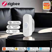 24G MmWave Radar Menschliche Anwesenheit Sensor + PIR Motion Sensor Licht Temperatur Feuchtigkeit USB/Batterie Betrieben Unterstützung Tuya Zigbee Z2M