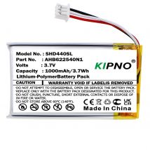 KIPNO 1000mAh Wireless Headset Battery AHB622540N1 for Sennheiser HD 4.50BTNC,Urbanite XL,Momentum 2.0,3.0,HD 4.40 BT+Tool